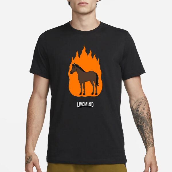 Hivemind Livemind Tour Horse T-Shirt3