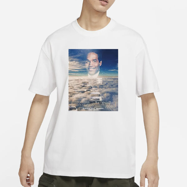 In Loving Memory Orenthal Oj Simpson 1947-2024 T-Shirt