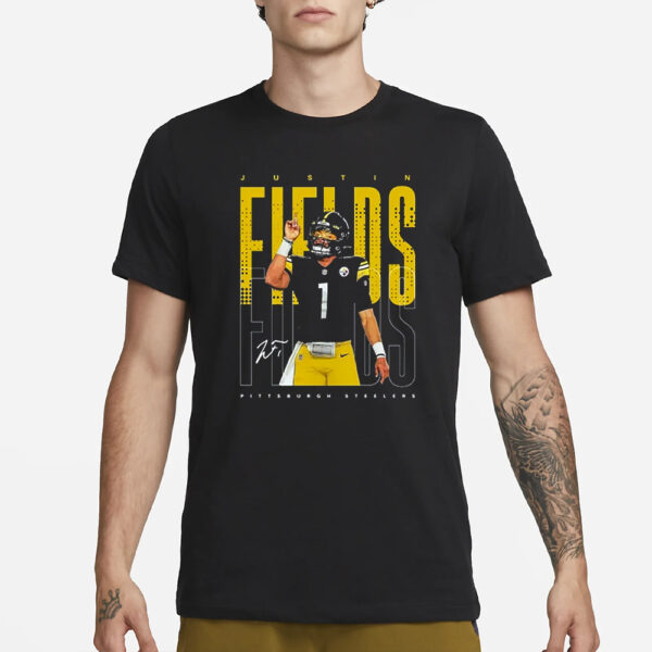 Justin Fields Pittsburgh Steelers T-Shirt1