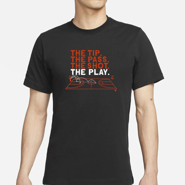 Kara Thornton The Tip The Pass The Shot The Play T-Shirt