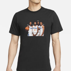 Kawhi Paul George Russell Westbrook James Harden La Clippers nba T-Shirts