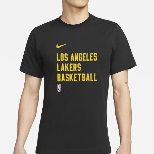 LeBron James Nike NBA Los Angeles Lakers Basketball T-Shirts