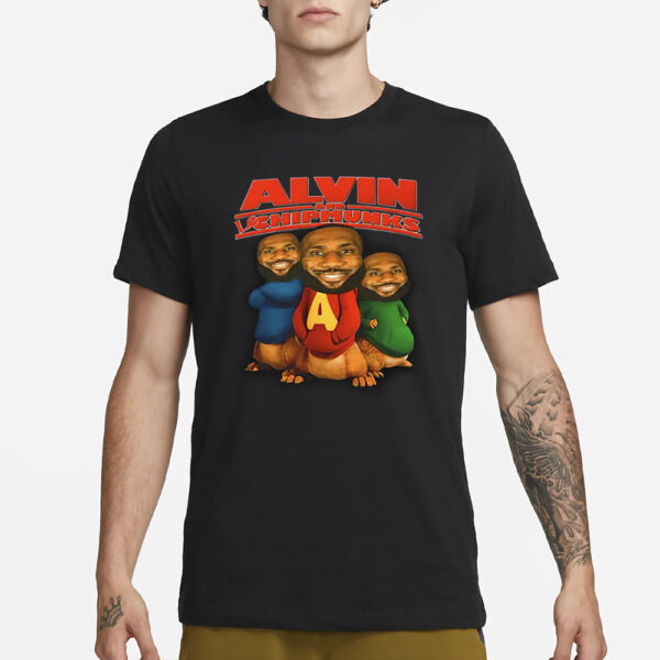 Lebron James Alvin And Chipmunks T-Shirt3