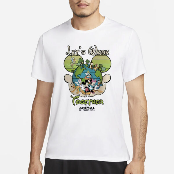 Let’s World Together Mickey And Friends Earth Day T-Shirt1