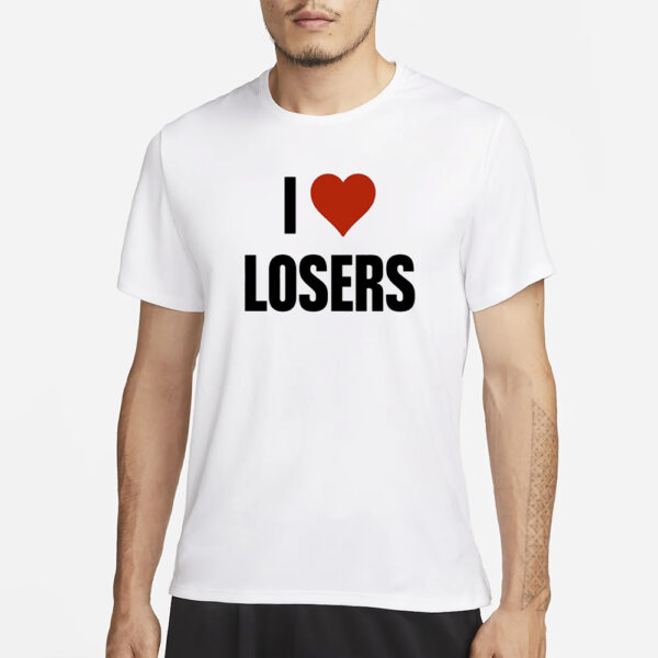 Linabob Wearing I Love Losers T-Shirt1