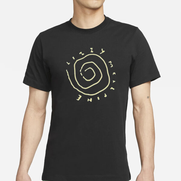 Lizzy Mcalpine Navy Vortex T-Shirt