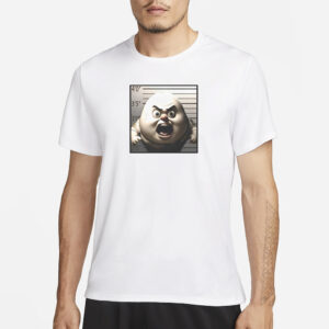 Luccainternational Angry Egg Mugshot T-Shirt3