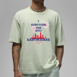 Official new York I Survived The NYC Earthquake April 5th 2024 T-Shirt8