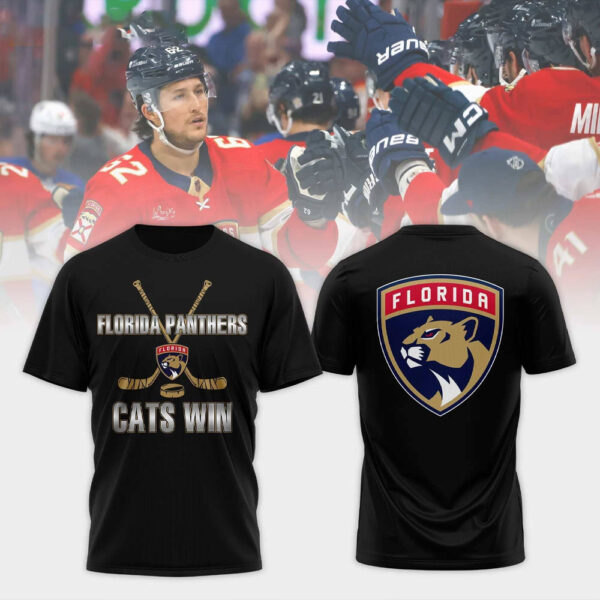 Panthers Cat Win T-Shirt