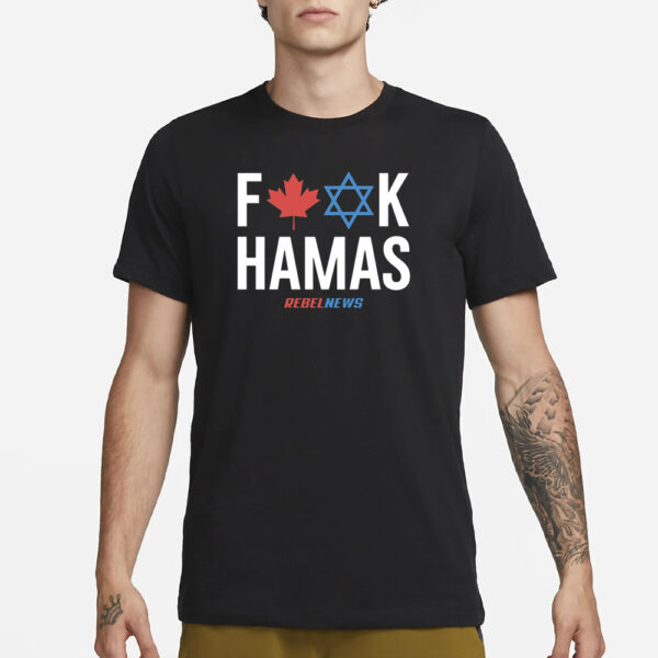 Rebelnews Fuck Hamas T-Shirt1