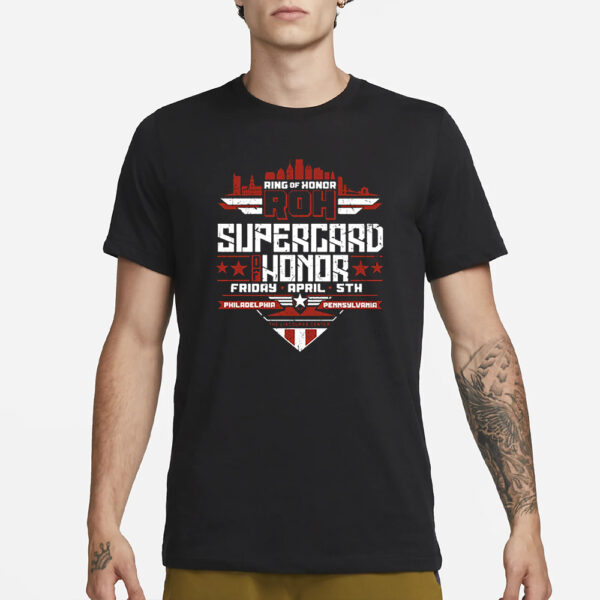 Roh Supercard Of Honor 2024 Event T-Shirt1