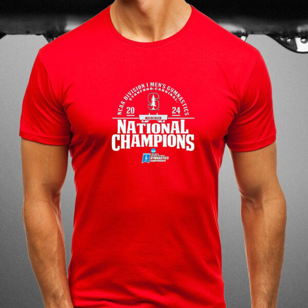 Stanford Cardinal 2024 Ncaa Men’s Gymnastics National Champions T-Shirt3