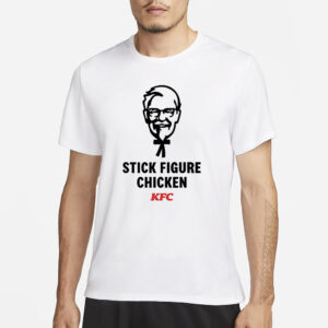 Stick Figure Chicken T-Shirt3