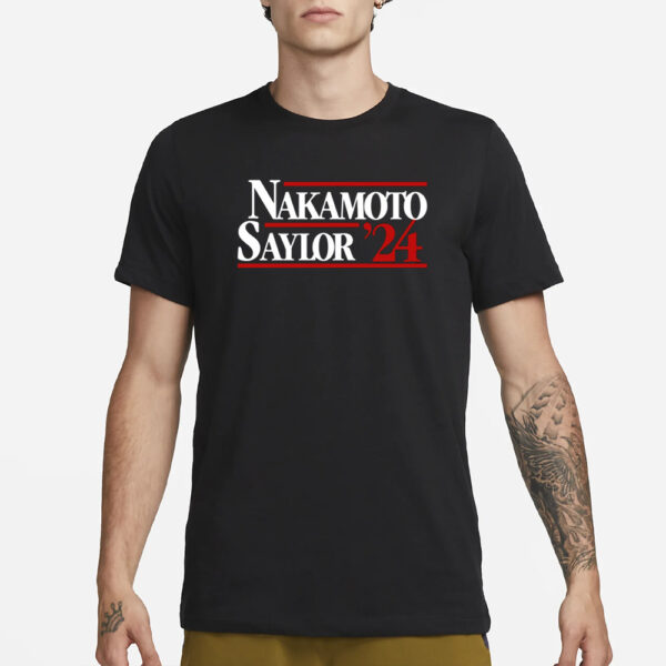 The Bitcoin Therapist Nakamoto Saylor' 24 T-Shirt1