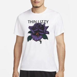 Thin Lizzy Black Rose Flourish T-Shirt4