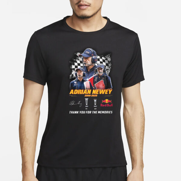 Adrian Newey 2006-2025 Thank You For The Memories T-Shirt2