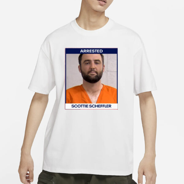 Arrested Scottie Scheffler Mugshot T-Shirts