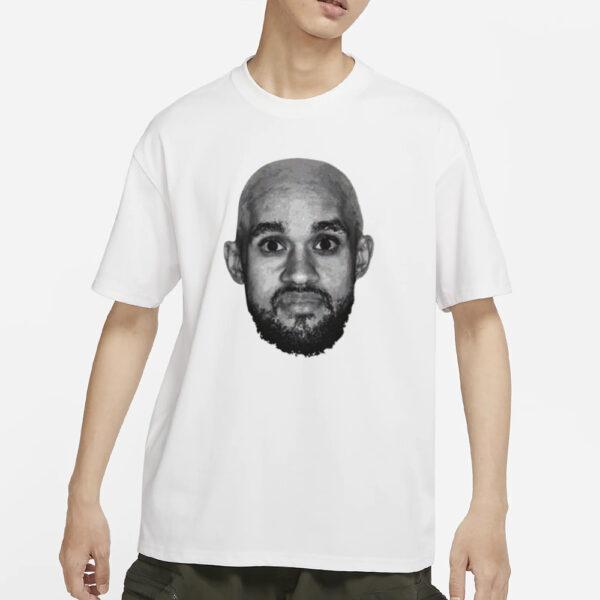 Bald Derrick White Funny Face Boston T-Shirts