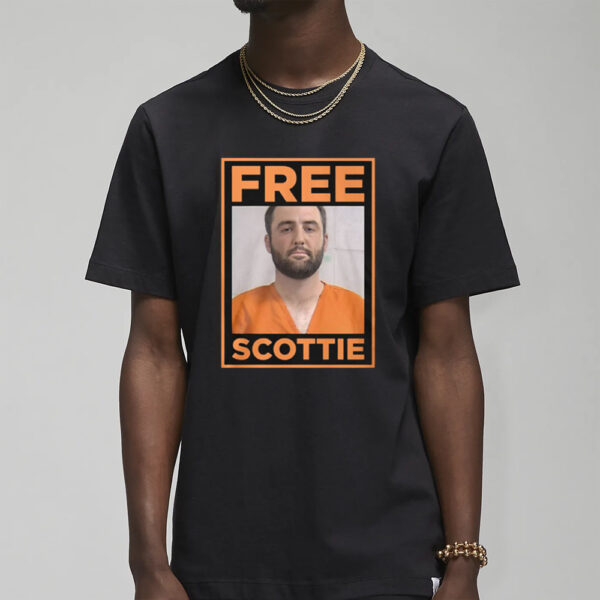 Barstool Scottie Scheffler Mugshot T-Shirt5