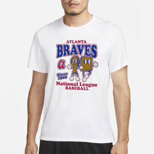 Braves Mitchell And Ness Cooperstown Collection Food Concessions T-Shirt1