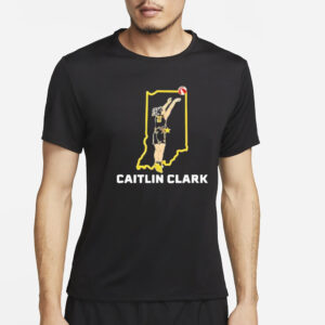 Caitlin Clark State Star Indiana Basketball T-Shirt2