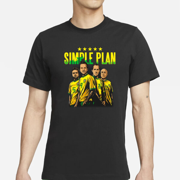 Camiseta Simple Plan Soccer T-Shirts