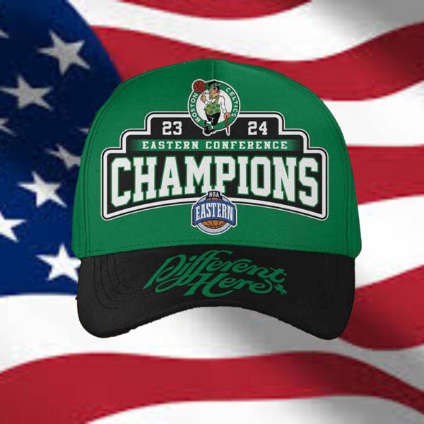 Celtics 2023-24 Eastern Conference Champions Different Here Hat