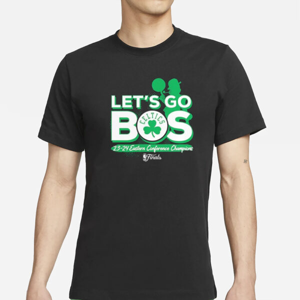 Celtics 2024 Eastern Conference Champions Layup Drill T-Shirts