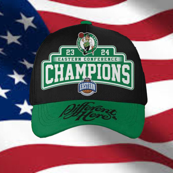 Celtics 23-24 Eastern Conference Champions Different Here Hat