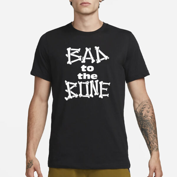 Dominic Fike Wearing Bad To The Bone T-Shirt3