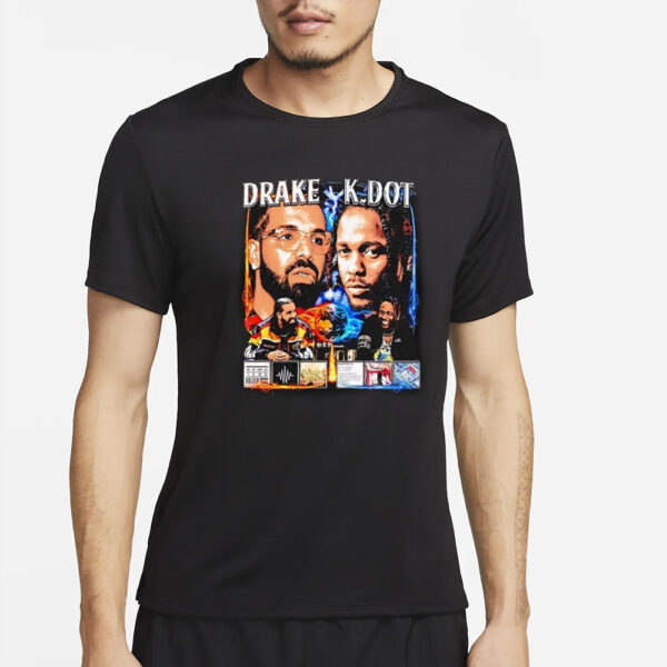 Drake Vs Kdot Graphic T-Shirt5