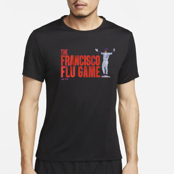 FRANCISCO LINDOR THE FLU GAME T-SHIRT4