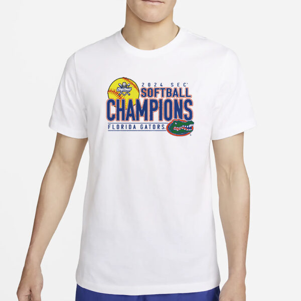 Florida Gators 2024 Sec Softball Conference Tournament Champions Base Stealer T-Shirt2