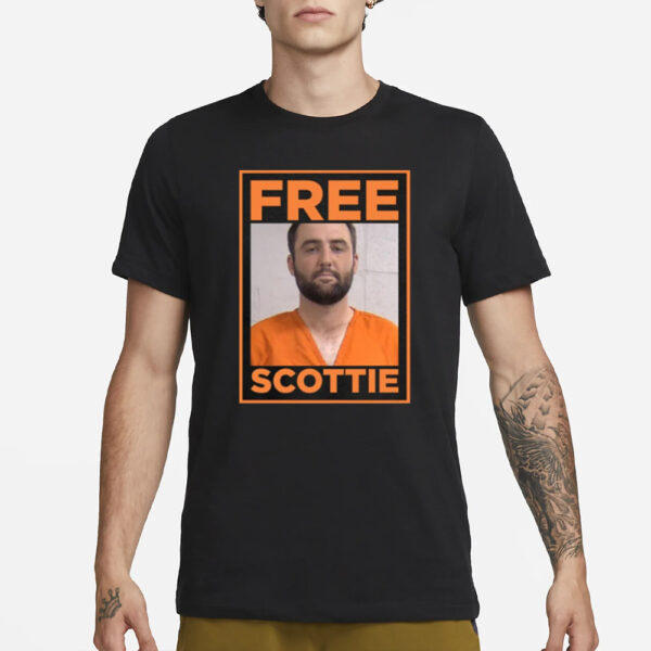 Free Scottie Scheffler Mug Shot T-Shirt3