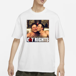 Gay Rights Elon Musk Kiss Mark Zuckerberg T-Shirts