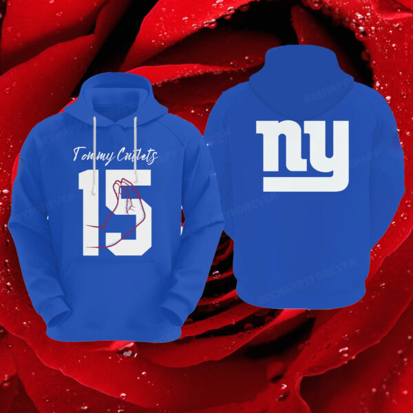 Giants-Tommy DeVito No 15 Hoodie