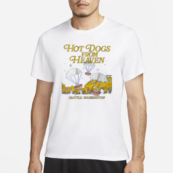 HOT DOGS FROM HEAVEN T-SHIRT1