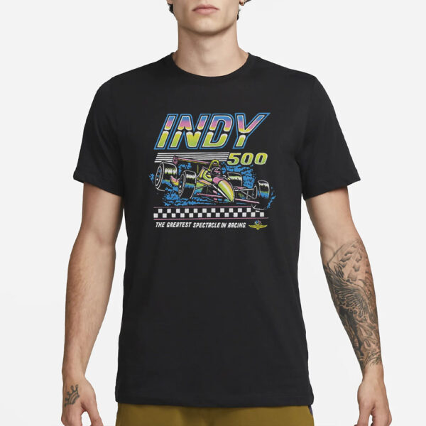 Indy 500 The Greatest Spectacle In Racing Neon T-Shirt1
