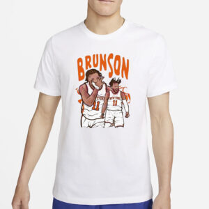 Jalen Brunson Cartoon Knicks Player T-Shirt2