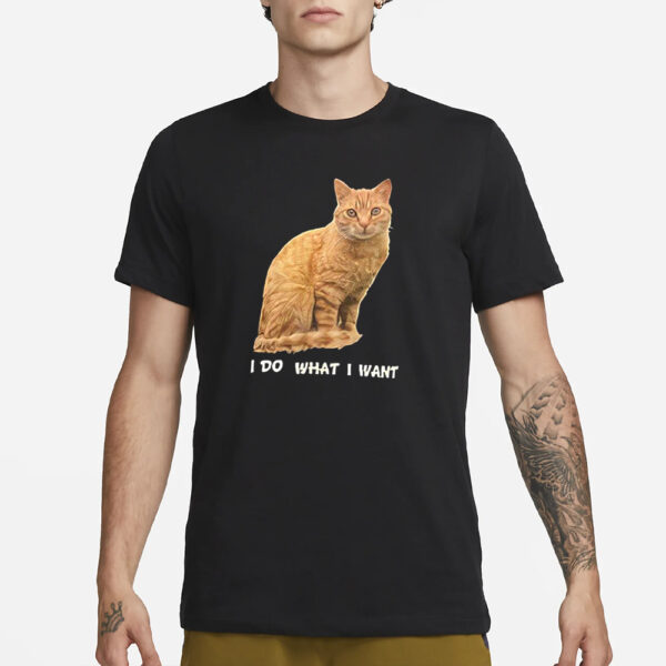 Jason Levin Cat I Do What I Want T-Shirt1