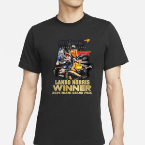Lando Norris Winner 2024 Miami Grand Prix T-Shirts