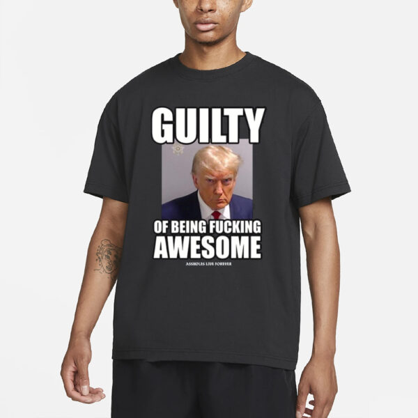 Lindafinegold Guilty Of Being Fucking Awesome T-Shirt3