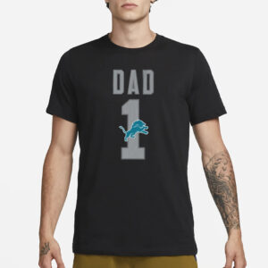 Lions Number 1 Dad T-Shirt Father’s Day 20243