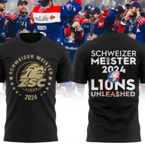 Lions Schweizer Meister 2024 L10ns Unleashed T-Shirt2