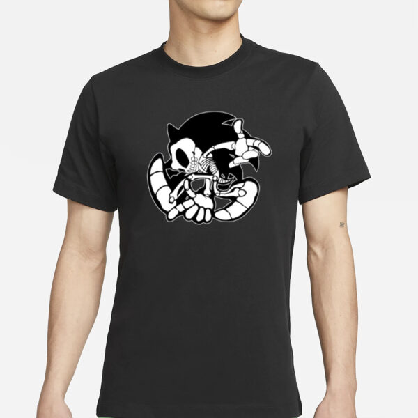 Mamono World Sonic Skeleton T-Shirt