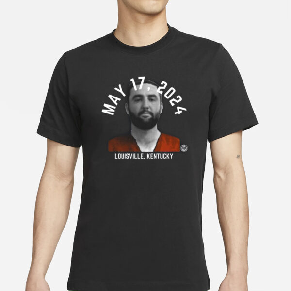 May 17, 2024 Louisville Kentucky Scottie Scheffler Mugshot T-Shirt