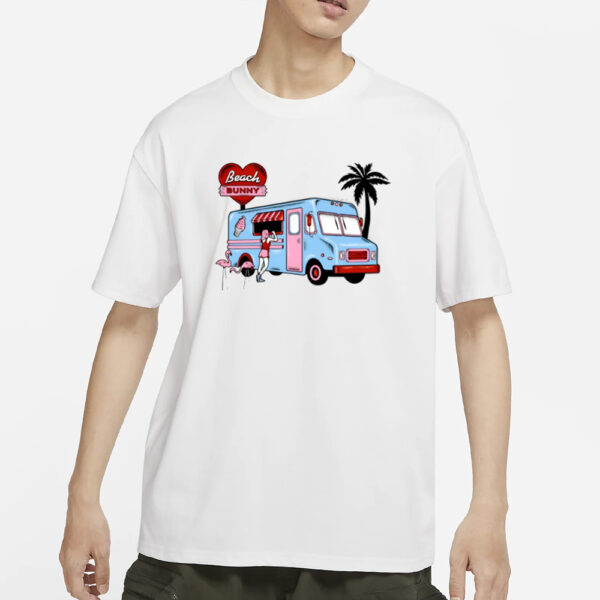 Mikaeladraws Beach Bunny Ice Cream T-Shirts