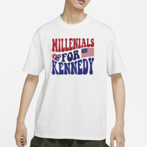 Millennials For Kennedy America Flag T-Shirts