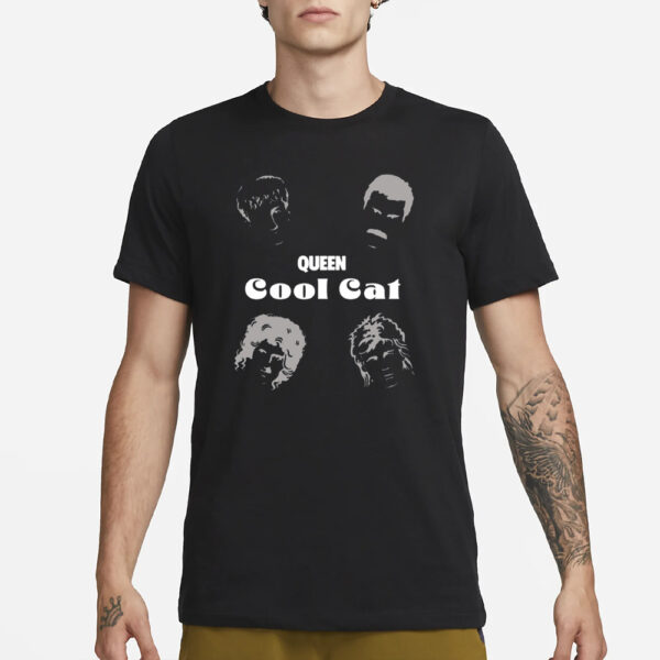 Queen Music Queen Cool Cat T-Shirt3