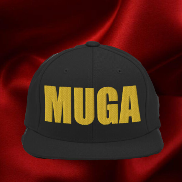 Regina Bauer wearing the NAFO MUGA Classic Snapback Hat2